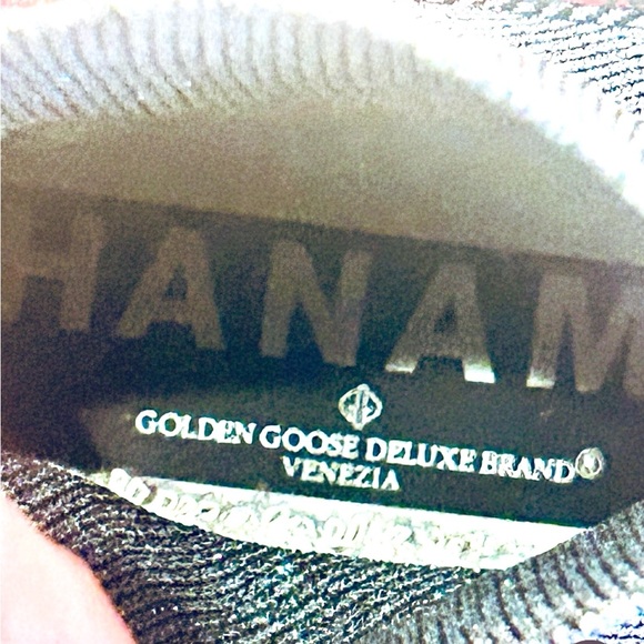 GOLDEN GOOSE DELUXE Red Velvet Pull On Socks Sneakers Size 8 fits 7.5 also - Picture 12 of 13